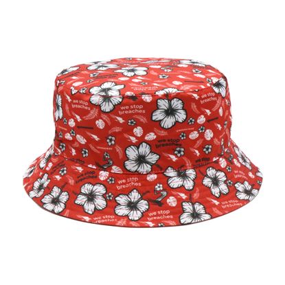 Tropical Red Reversible Bucket Hat