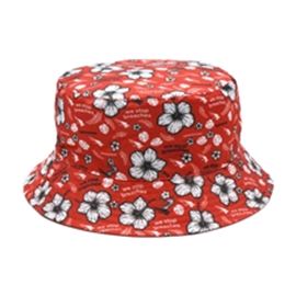 Tropical Red Reversible Bucket Hat