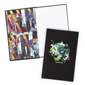 Hardcover Aquatic Panda Splatter Notebook