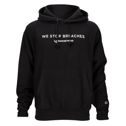 We Stop Breaches Champion&#174; Drawstring Hoodie