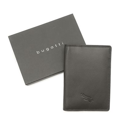 CrowdStrike Bugatti Leather Passport Holder