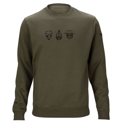 Green Adversary Embroidered Crewneck