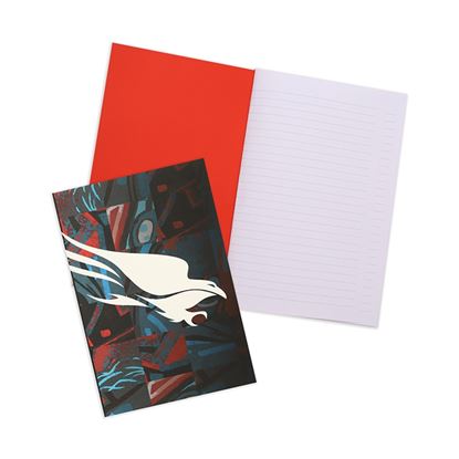 Patterned Falcon Softcover Notebook