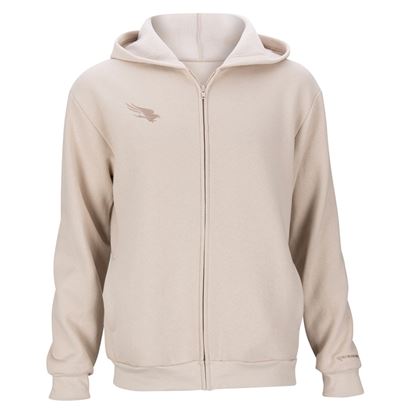 Cream Adversary Embroidered Zip-Up