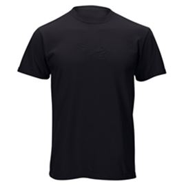 Black Debossed Falcon Tee