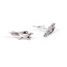 Sterling Silver Falcon Earrings