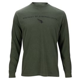 District of Cyber Security Green Falcon Long Sleeve Tee