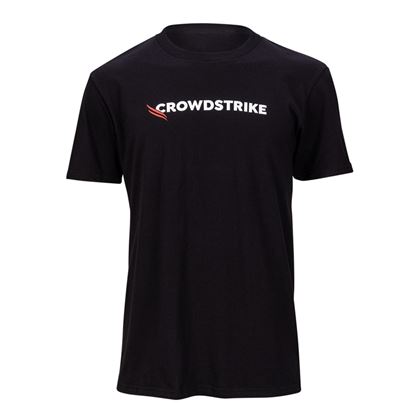 CrowdStrike Logo Tee- Black