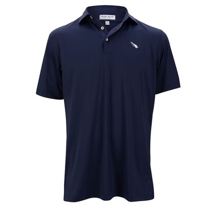 Peter Millar Falcon Solid Performance Jersey Polo- Navy